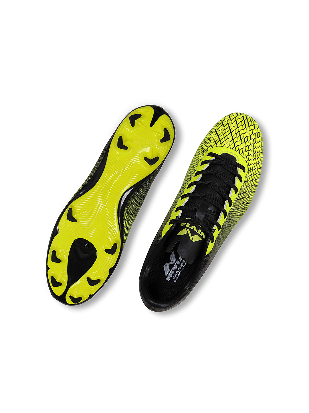 Nivia Men Yellow Ditmar Football Shoes (4)