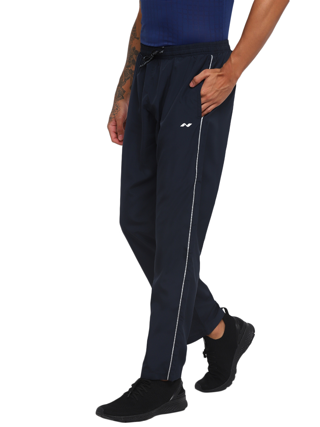 Nivia Nivia- Lower With Relective Piping - NAVY (3)