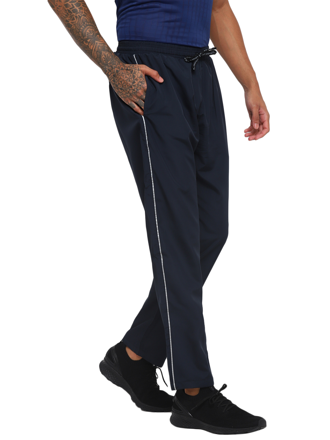 Nivia Nivia- Lower With Relective Piping - NAVY (4)
