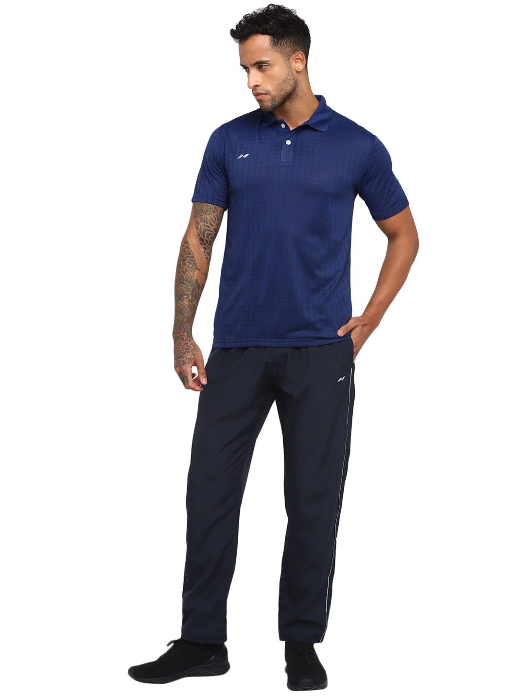 Nivia Nivia- Lower With Relective Piping - NAVY (5)
