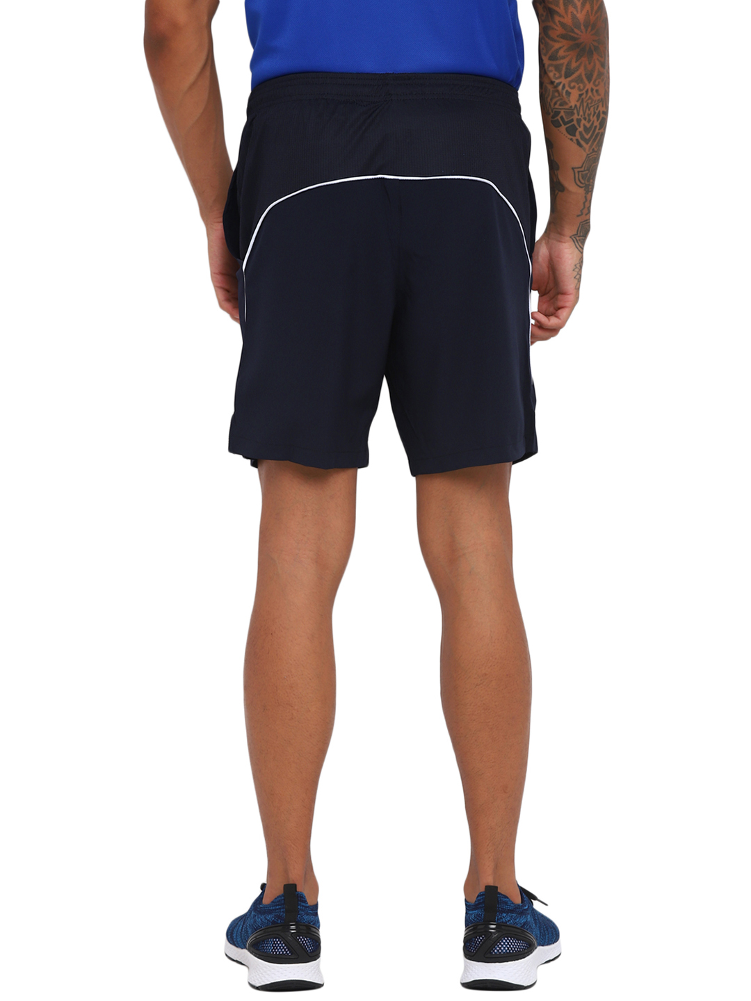 Nivia Nivia- Ns Plain Shorts With Back Piping - Blue (2)