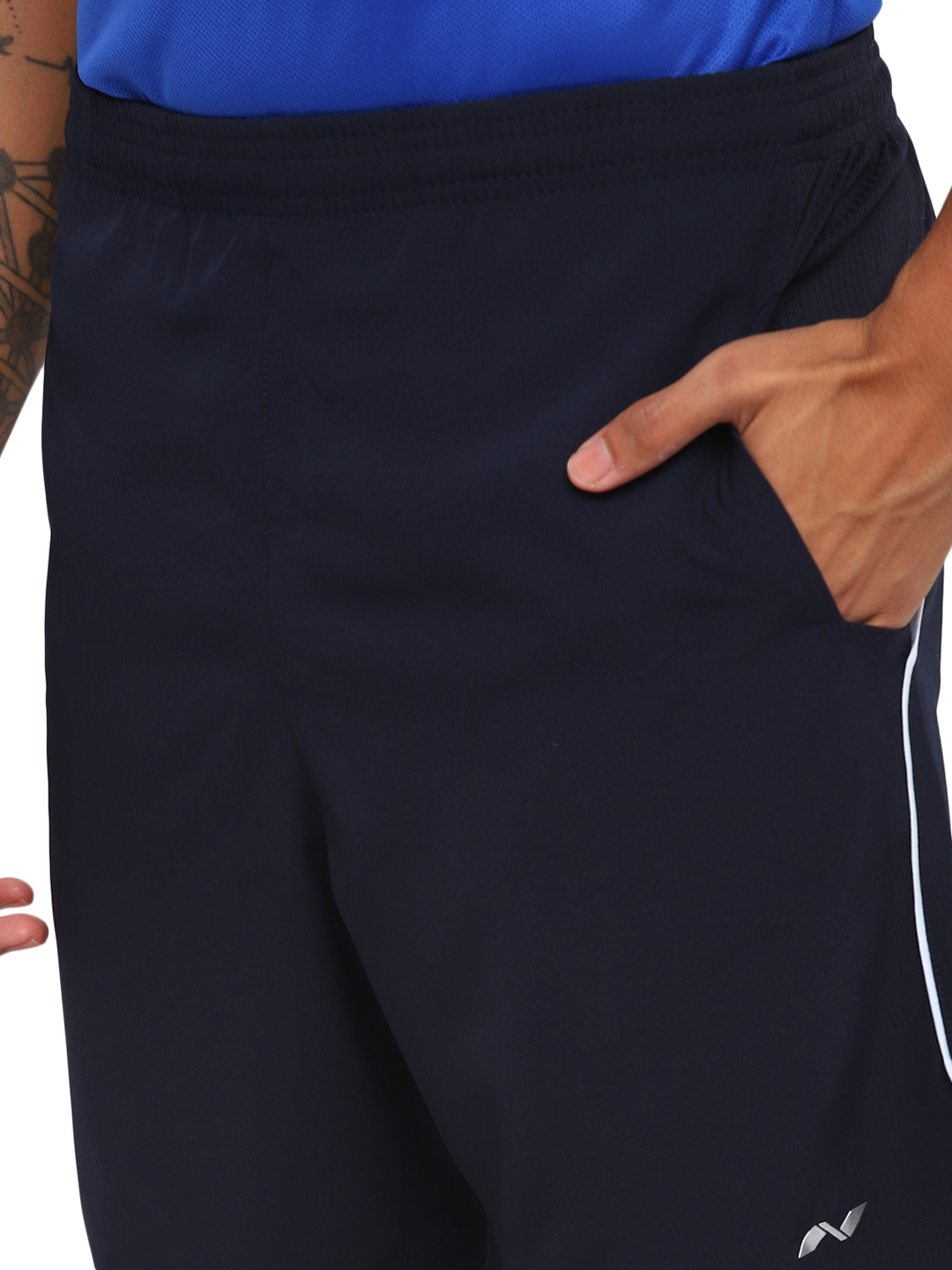 Nivia Nivia- Ns Plain Shorts With Back Piping - Blue (8)