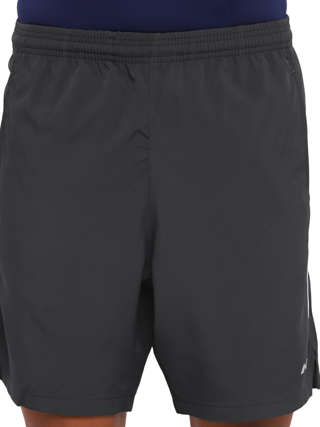 Nivia Nivia- Ns Plain Shorts With Back Piping - Grey (7)