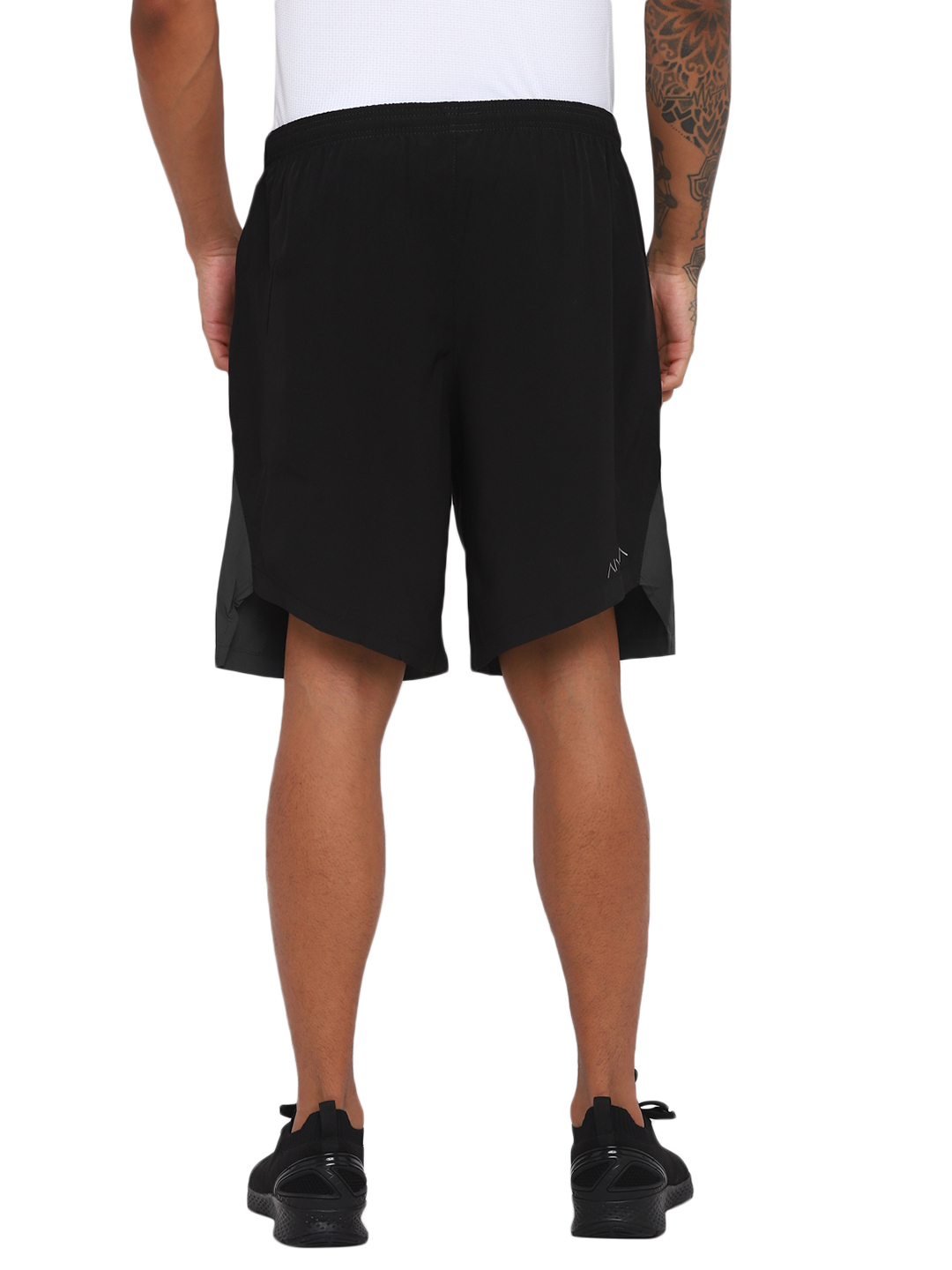Nivia Nivia-Double Colour Shorts - Black::Grey� (2)