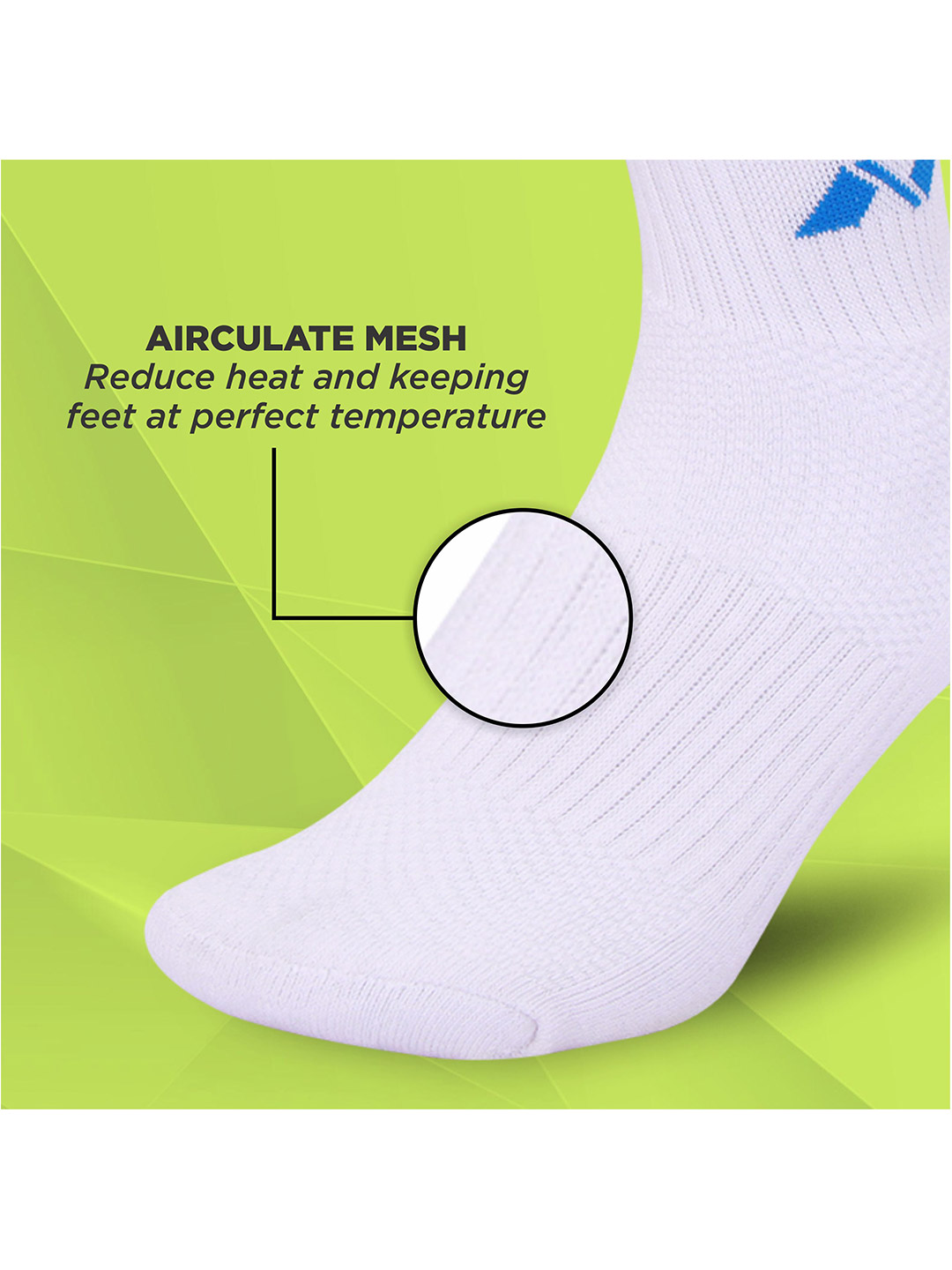 Nivia Nivia Foot Compress Sports Socks Ankle (Pack Of3) (1)