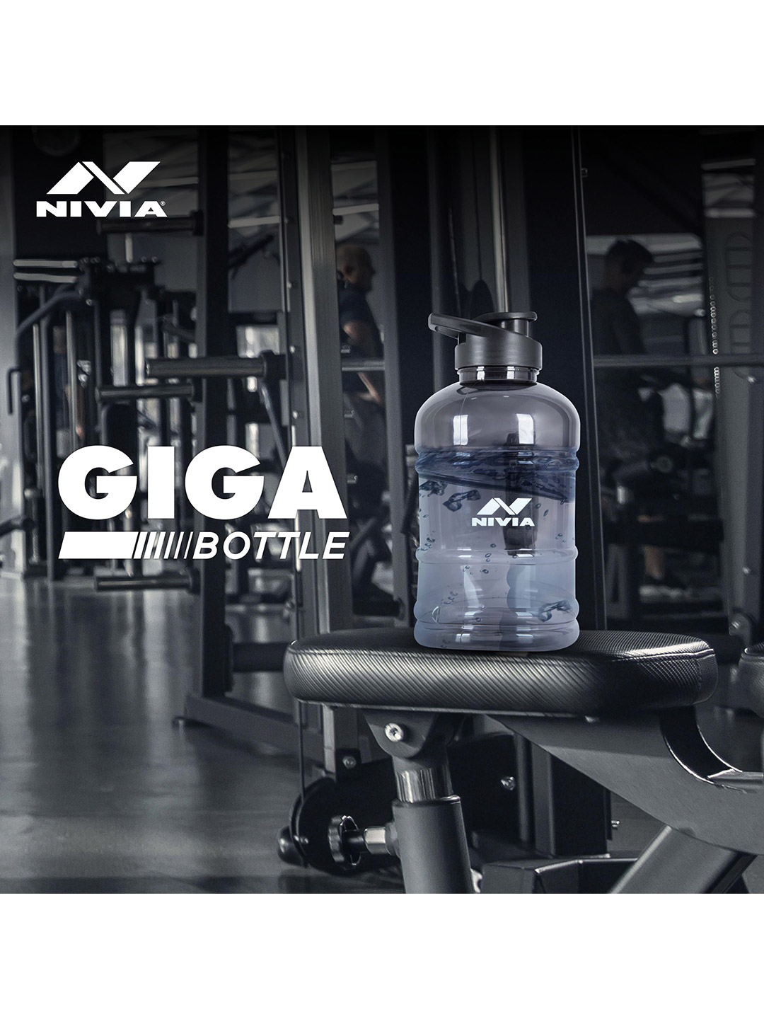 Nivia Nivia Giga Bottle - Black (1)
