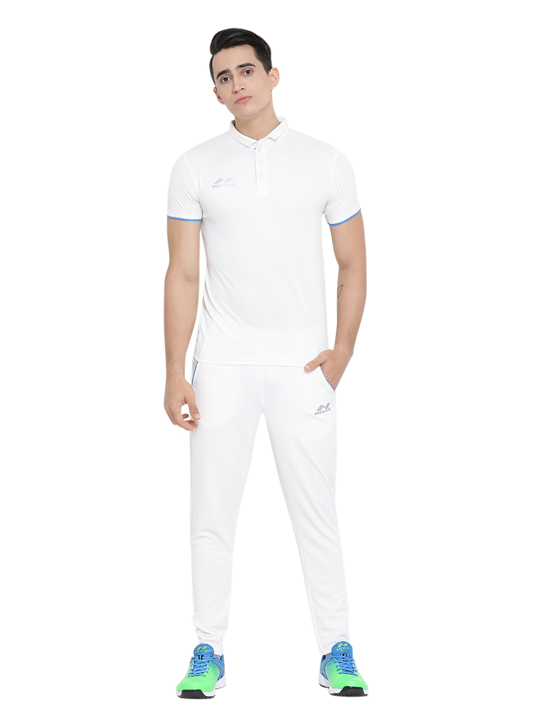 Nivia Nivia Hook Cricket Jersey Set - OFF WHITE (1)