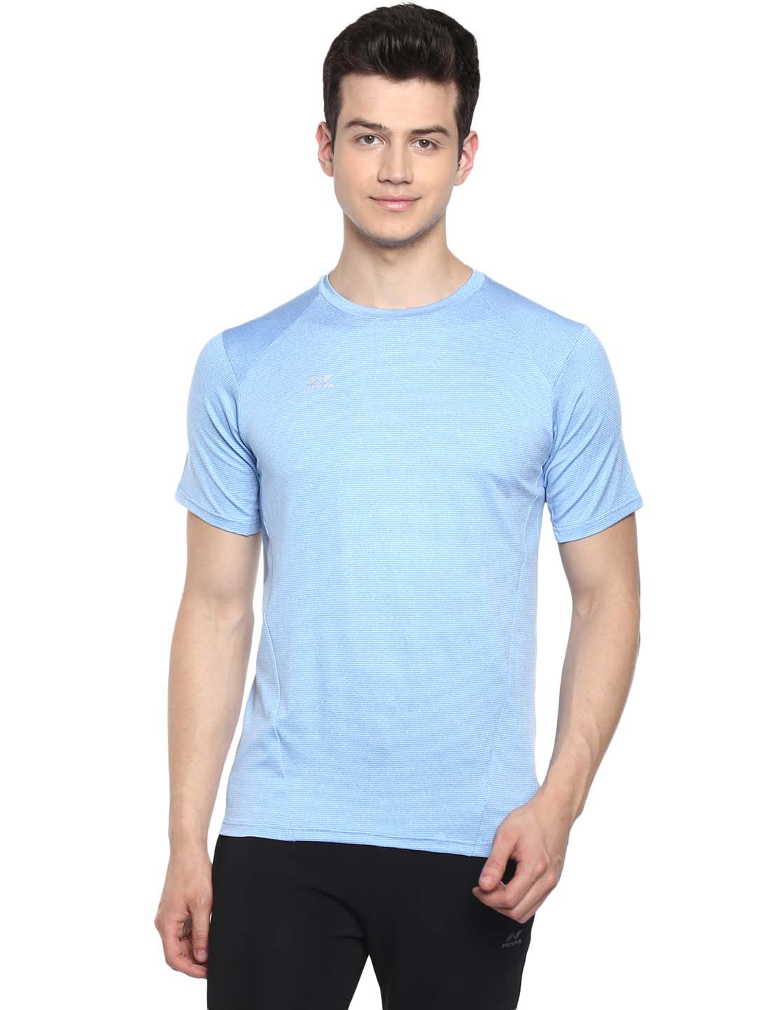 Nivia Nivia Hydra-11 T-Shirt - STEEL BLUE (1)