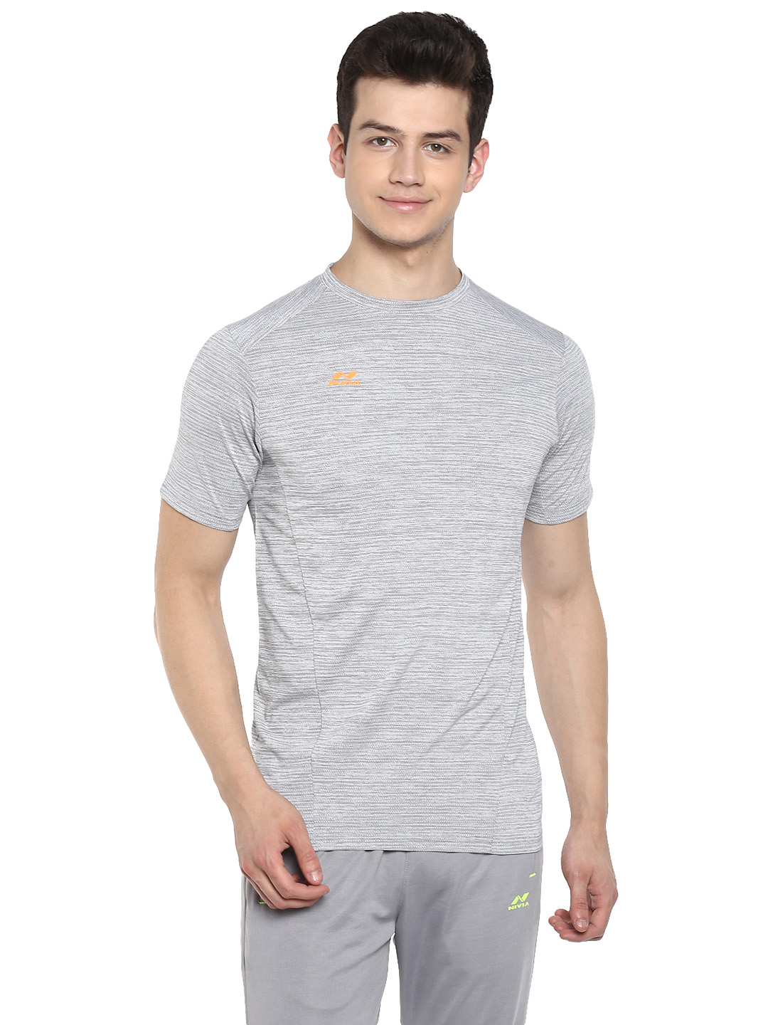 Nivia Nivia Hydra-13 T-Shirt - LIGHT GREY (1)