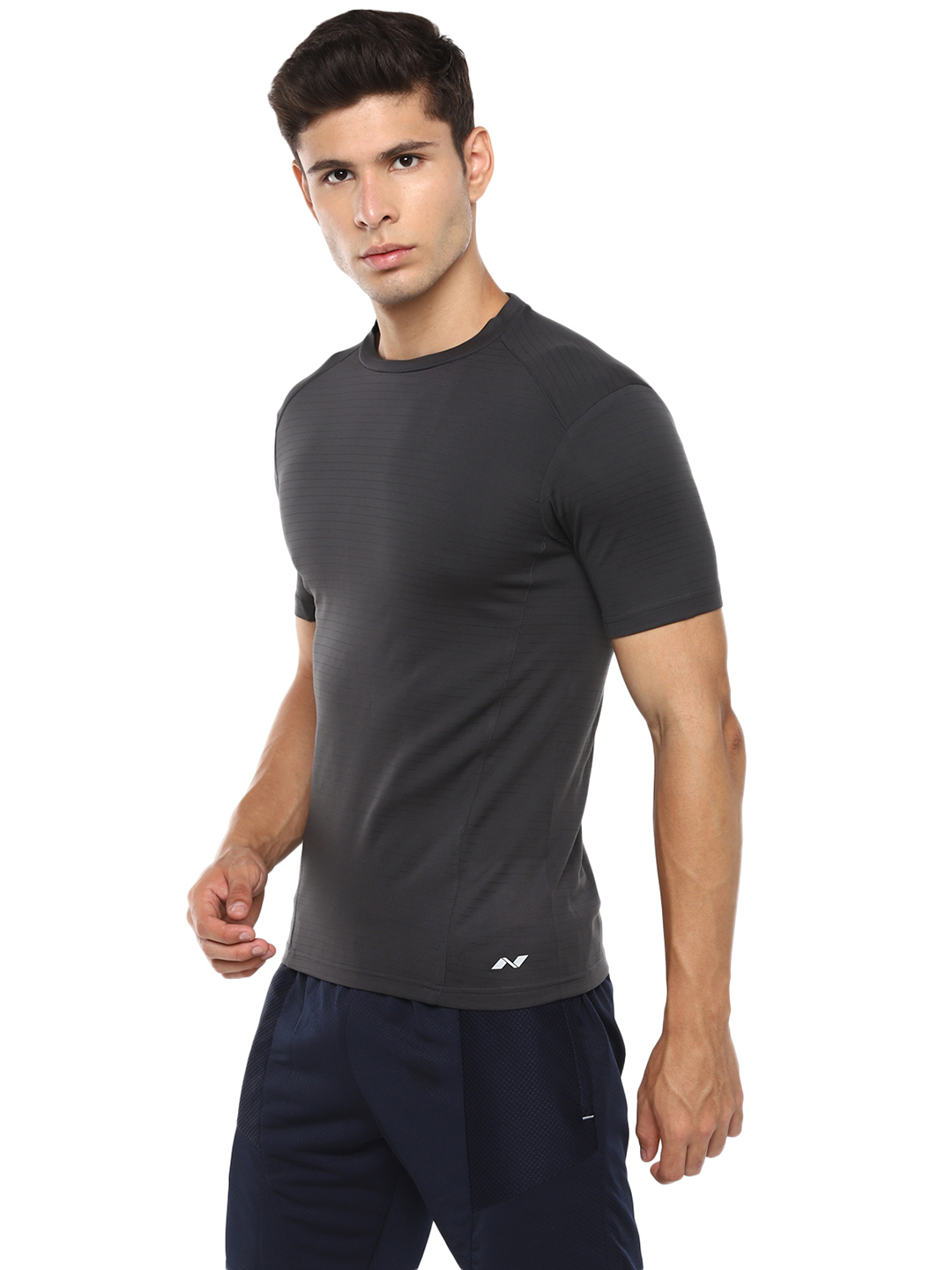Nivia Nivia Hydra-14 T Shirt - DARK GREY (2)