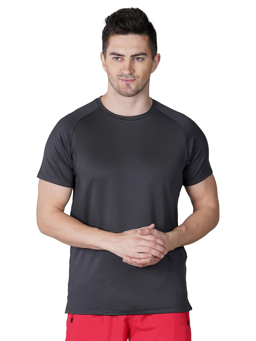 Nivia Hydra-19 T-Shirt-Men - GREY
