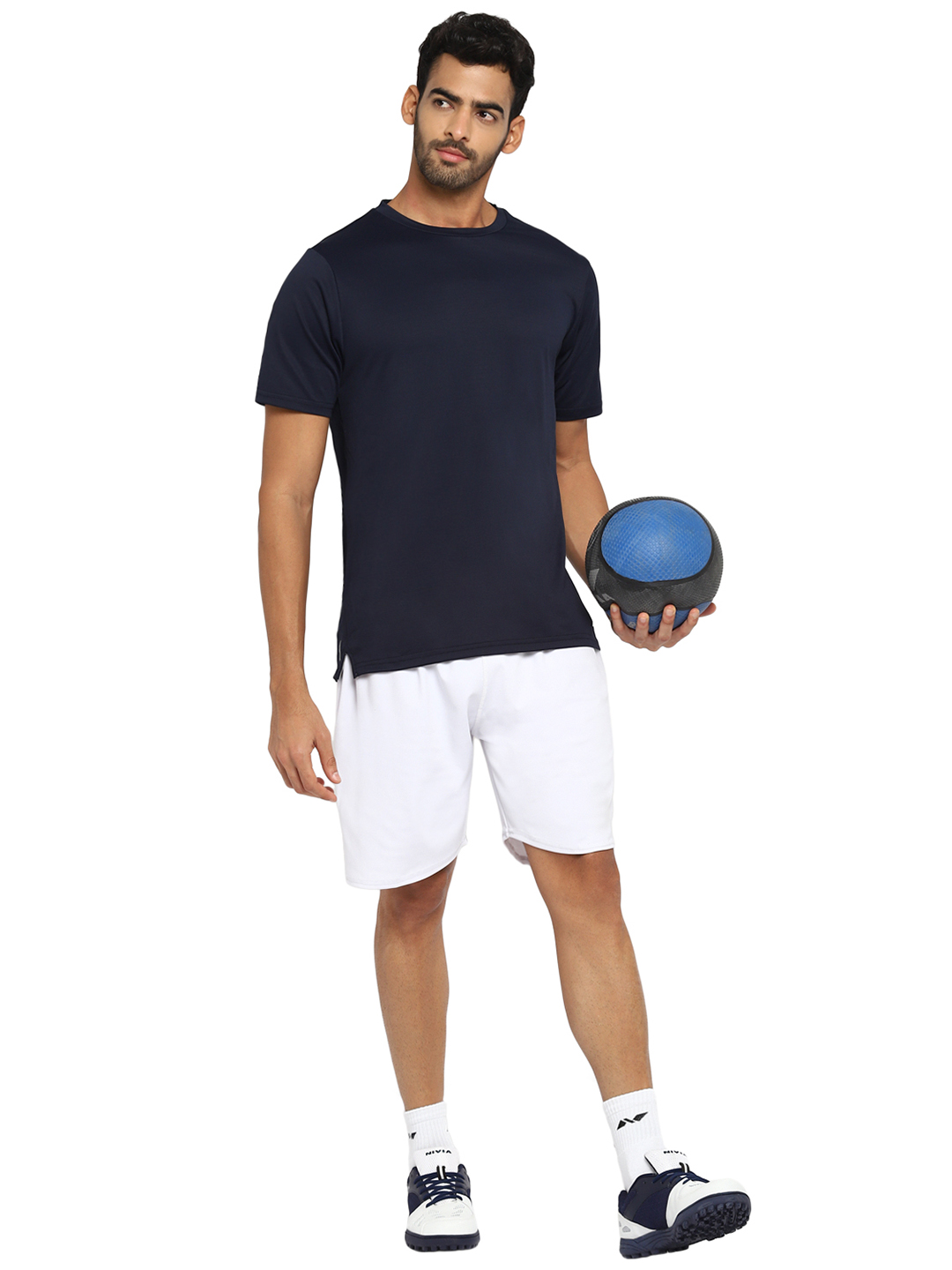 Nivia Nivia Hydra-23 T-Shirt-Men - NAVY BLUE (4)