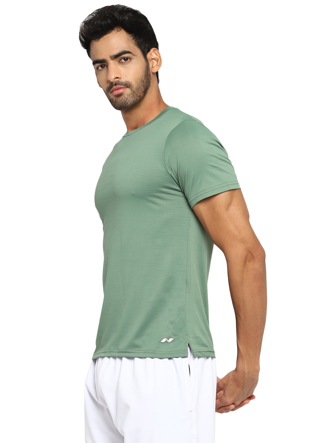 Nivia Nivia Hydra-23 T-Shirt-Men - SAGE GREEN (3)