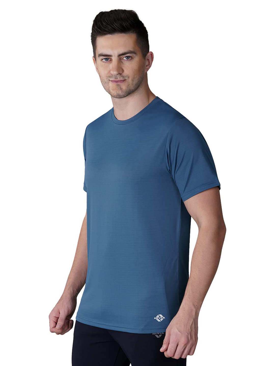 Nivia Nivia Hydra-23 T-Shirt-Men - TEAL BLUE (3)
