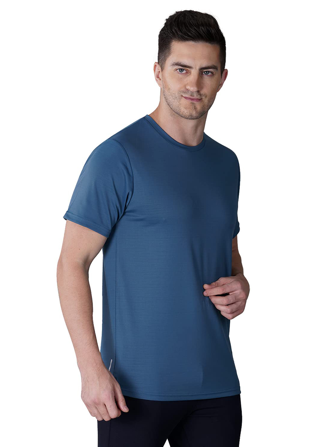 Nivia Nivia Hydra-23 T-Shirt-Men - TEAL BLUE (5)