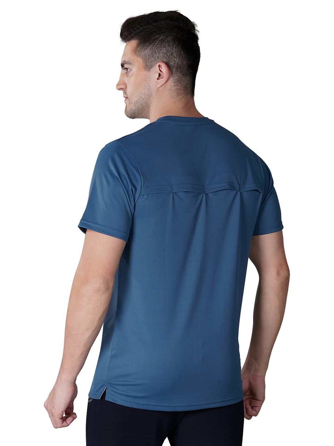 Nivia Nivia Hydra-23 T-Shirt-Men - TEAL BLUE (4)