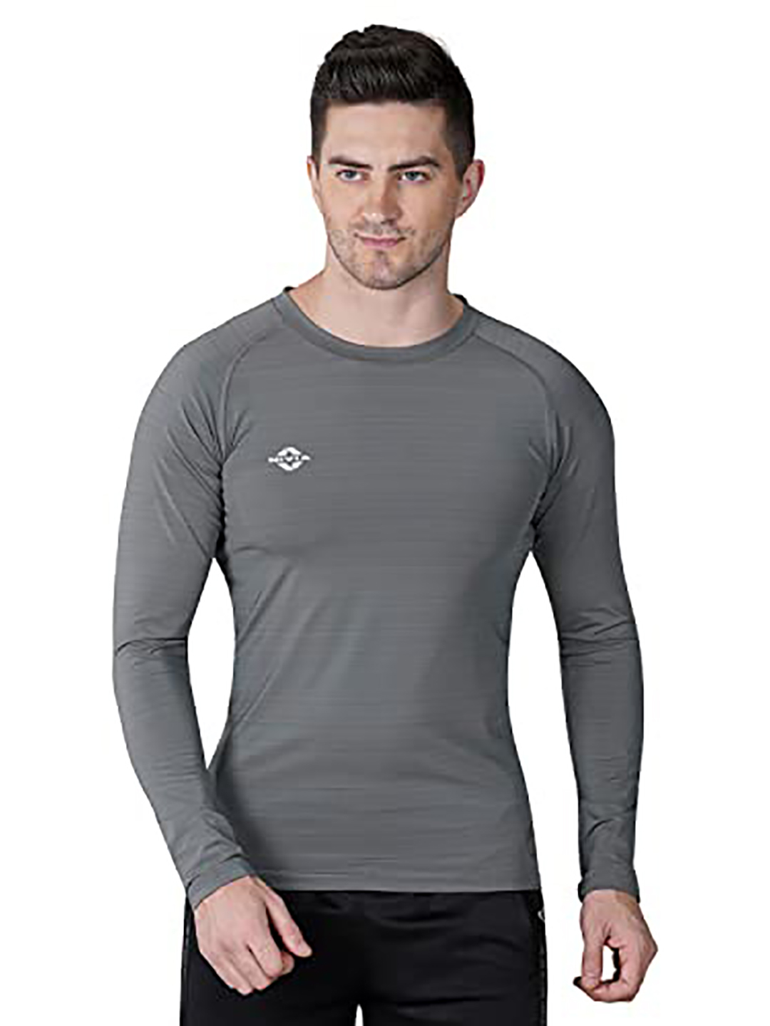 Nivia Nivia Hydra-8 Full Sleeve T-Shirt - MID GREY (1)