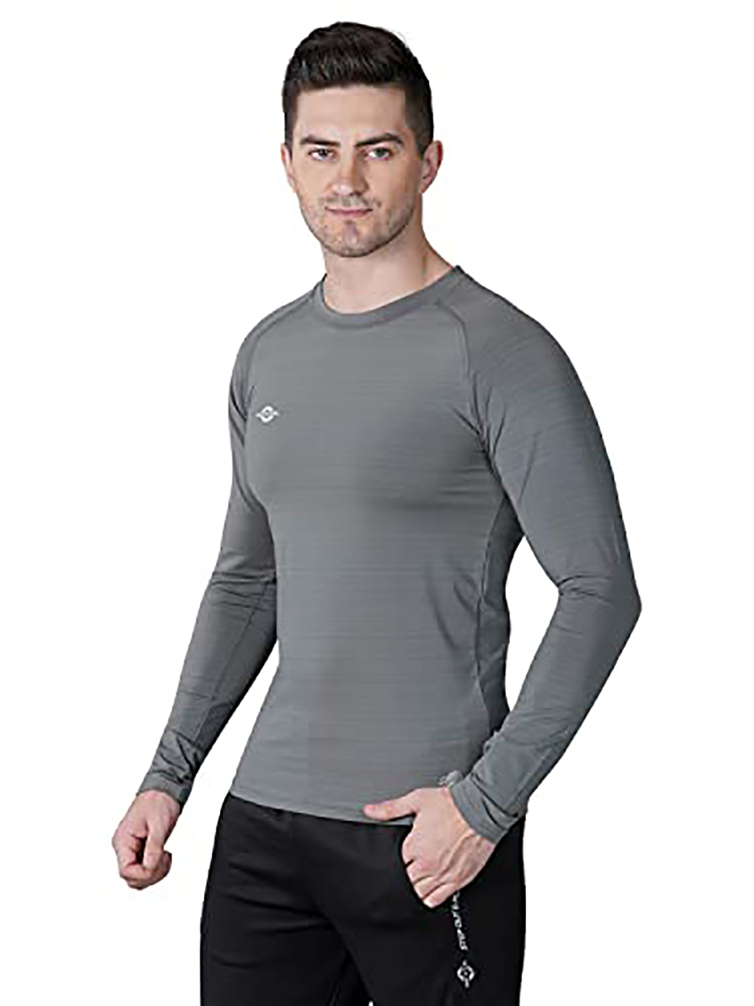 Nivia Nivia Hydra-8 Full Sleeve T-Shirt - MID GREY (7)