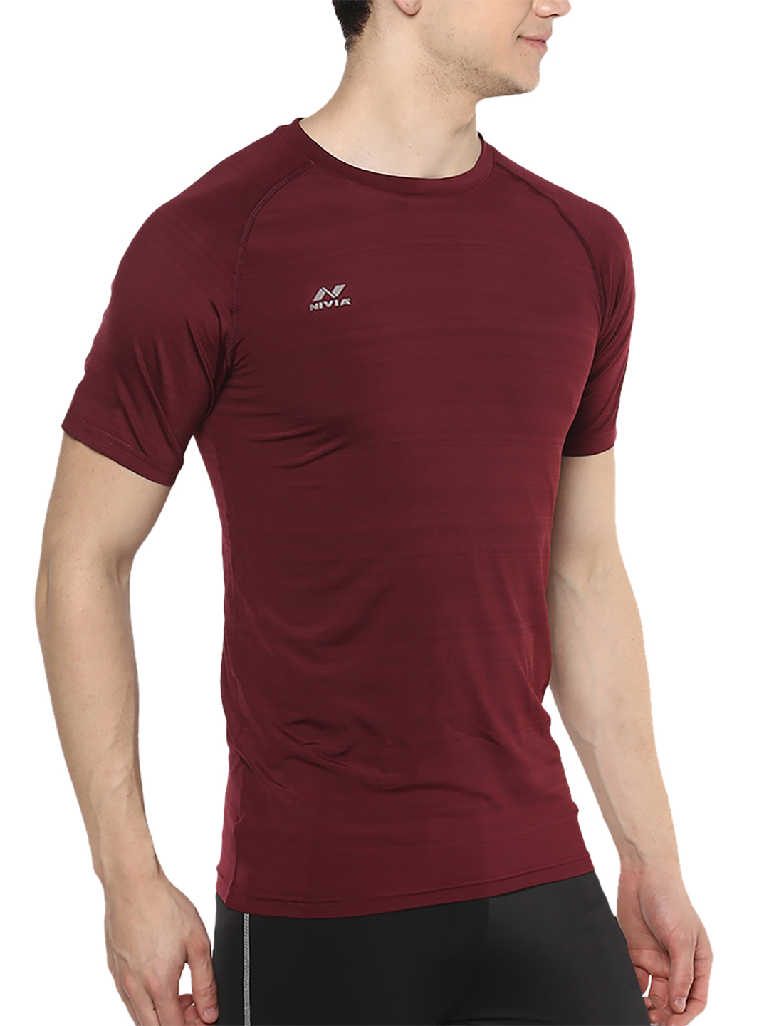 Nivia Nivia Hydra - 7 T-Shirt - MAROON (3)