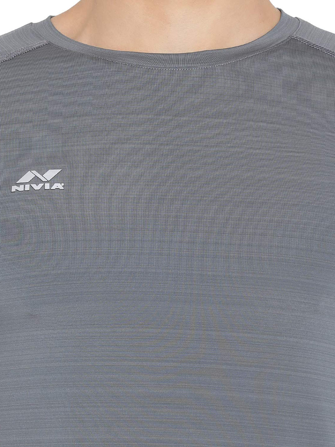 Nivia Nivia Hydra - 7 T-Shirt - MID GREY (4)