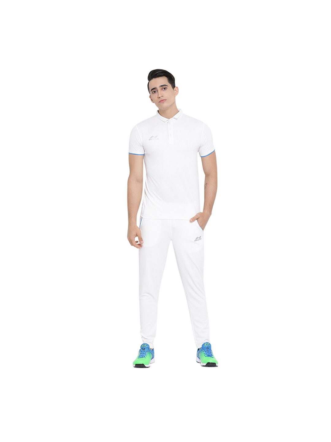 Nivia Nivia Men Hook White Cricket Jersey Set (1)