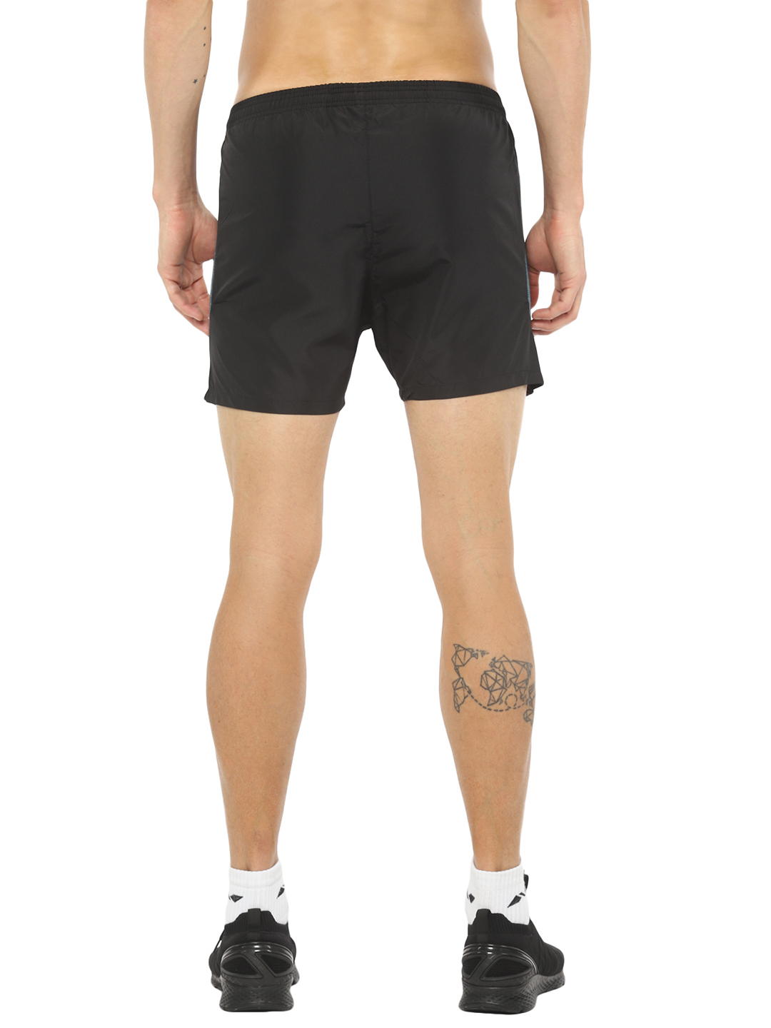Nivia Nivia Mix Woven Shorts - BLACK/TEAL BLUE (2)