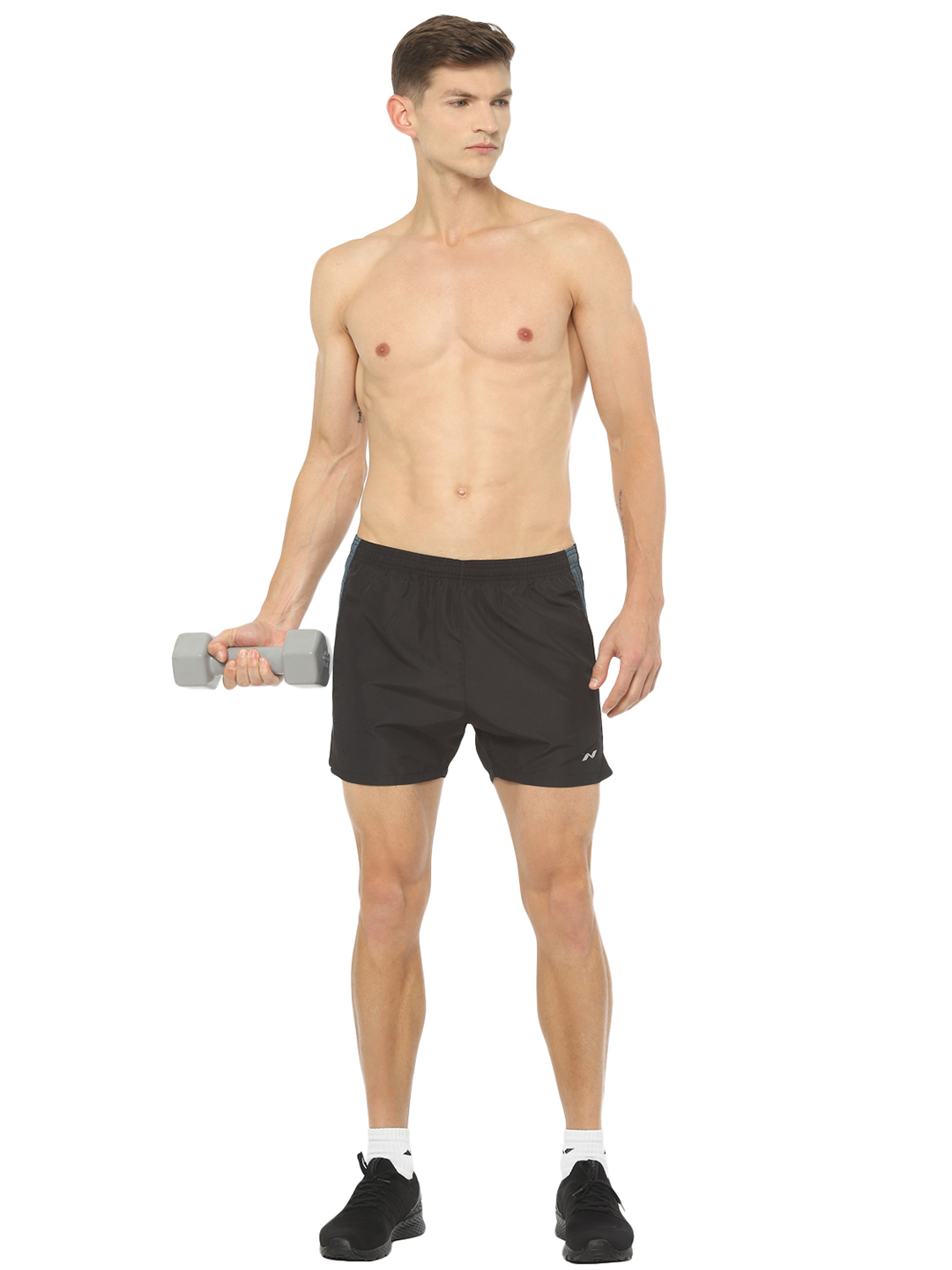 Nivia Nivia Mix Woven Shorts - BLACK/TEAL BLUE (5)