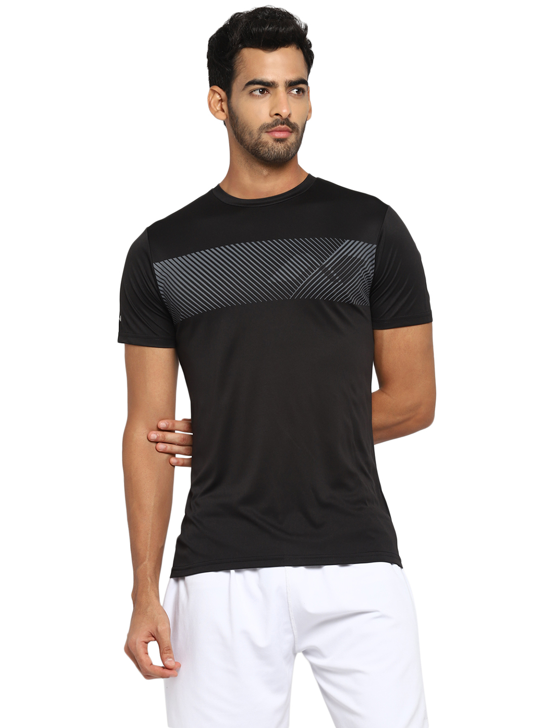 Nivia Nivia Nitro-12 Tshirt - BLACK (1)
