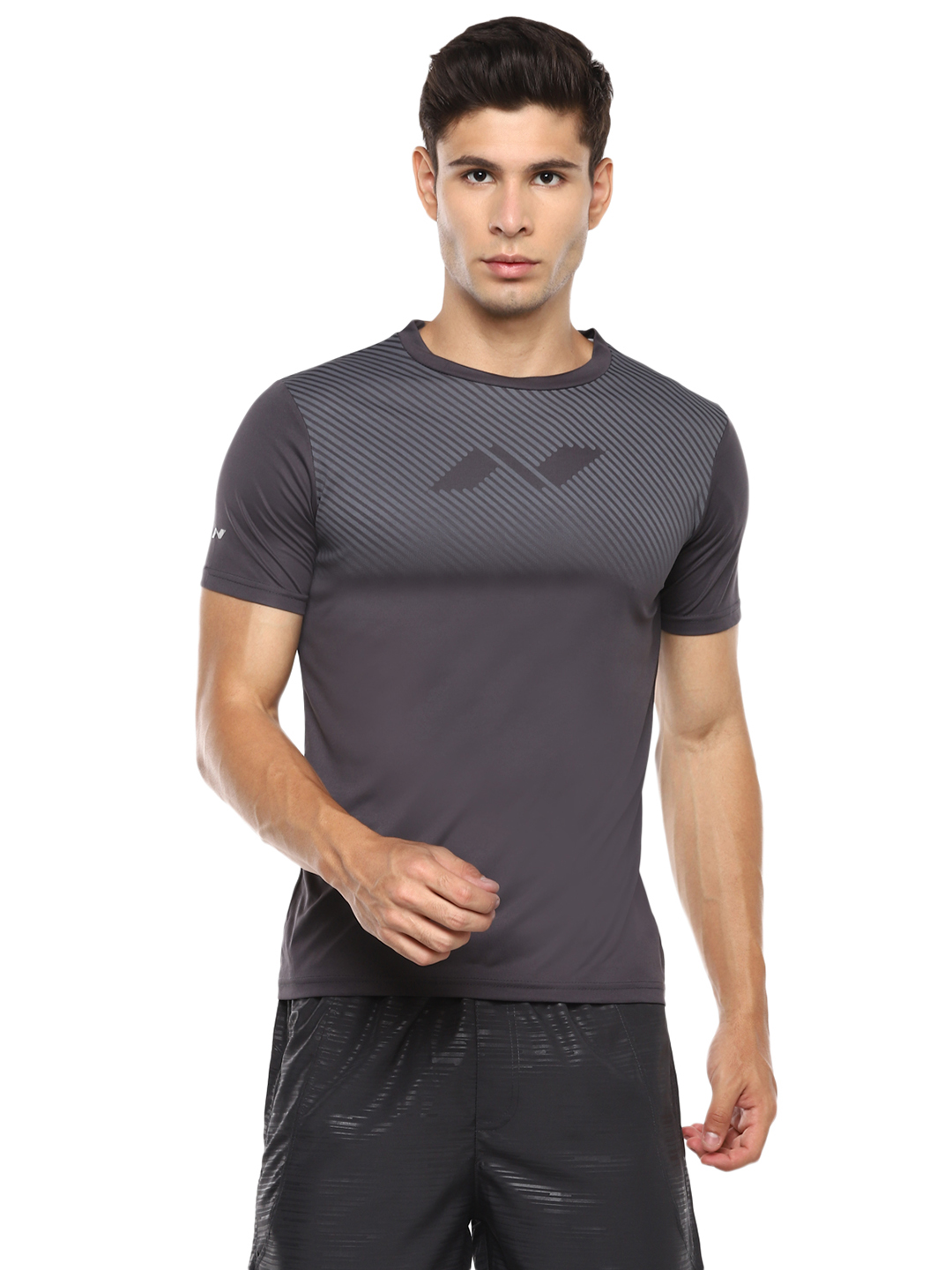 Nivia Nivia Nitro-13 Tshirt - DARK GREY (1)