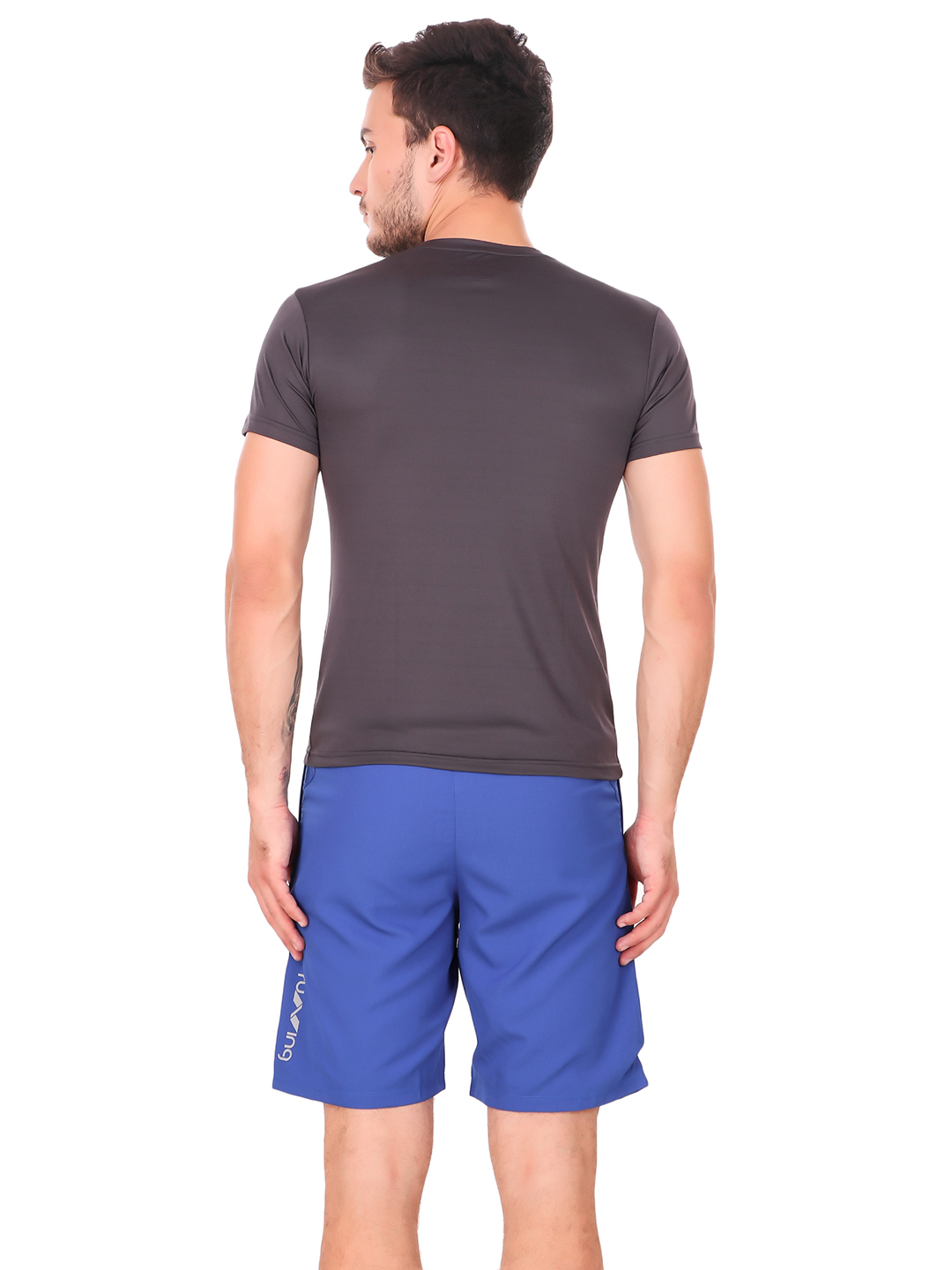 Nivia Nivia Nitro-6 Printed Round Tee - DARK GREY (4)