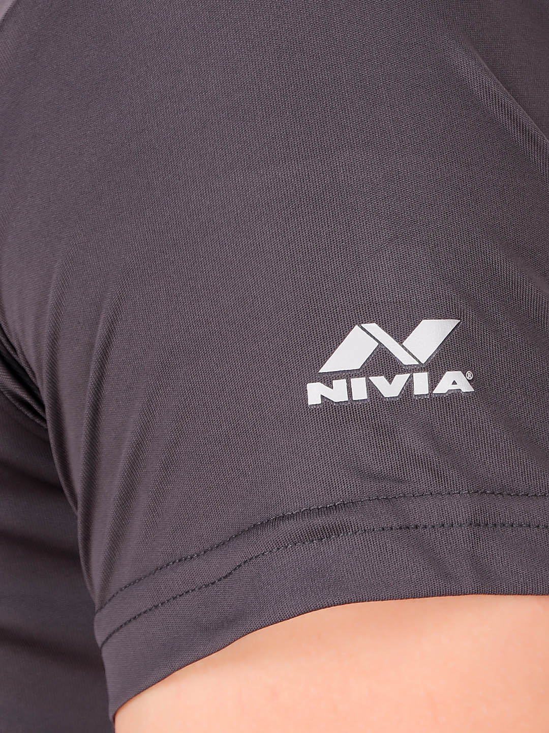 Nivia Nivia Nitro-6 Printed Round Tee - DARK GREY (8)