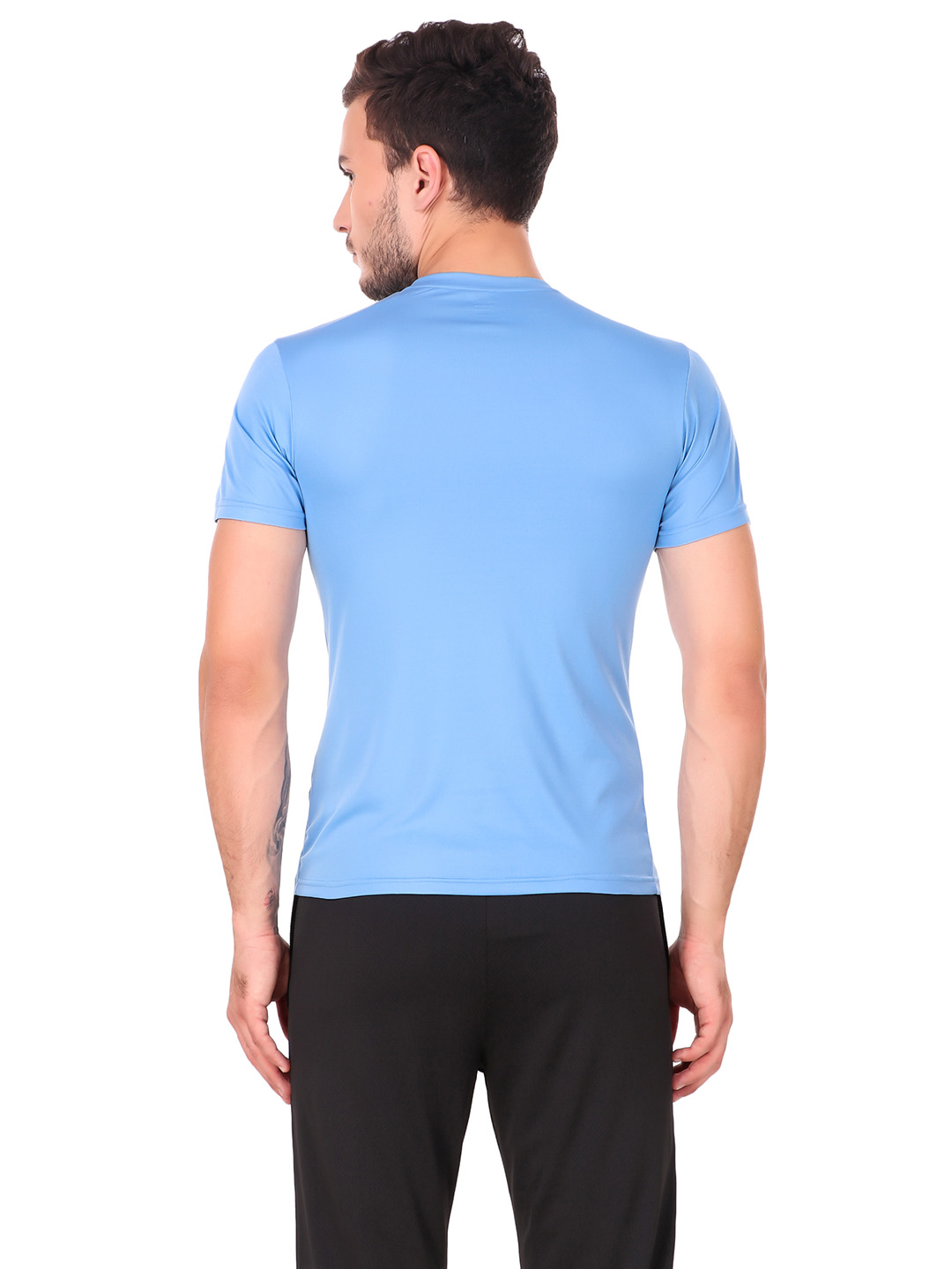 Nivia Nivia Nitro-6 Printed Round Tee - SPECIAL SKY BLUE (4)