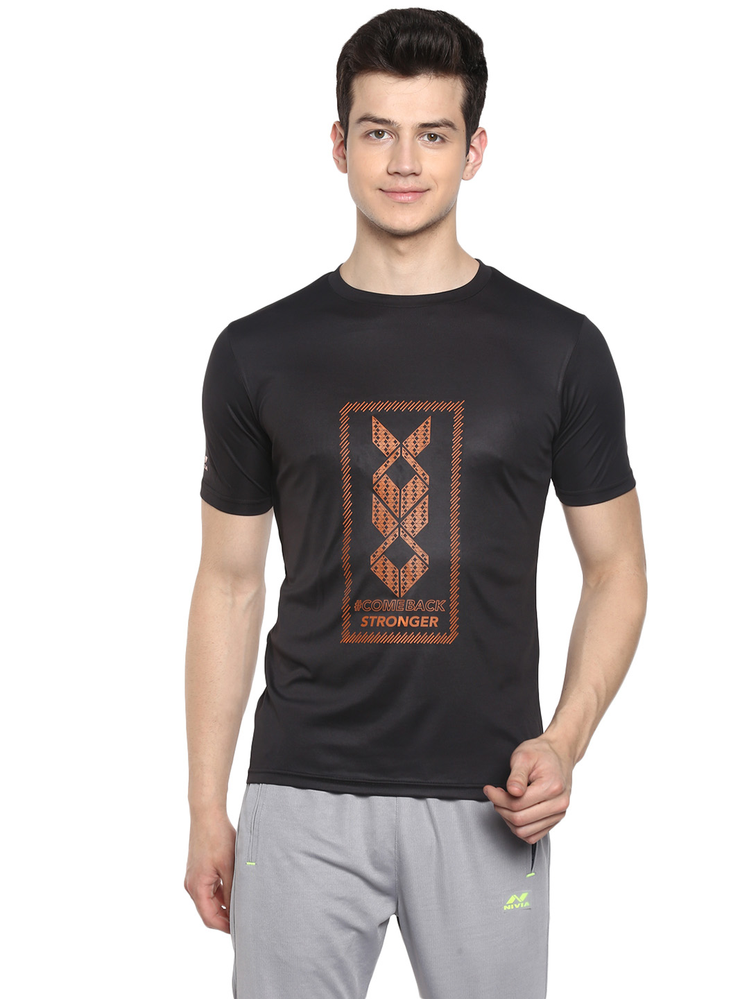 Nivia Nivia Nitro-8 T-Shirt - BLACK (1)