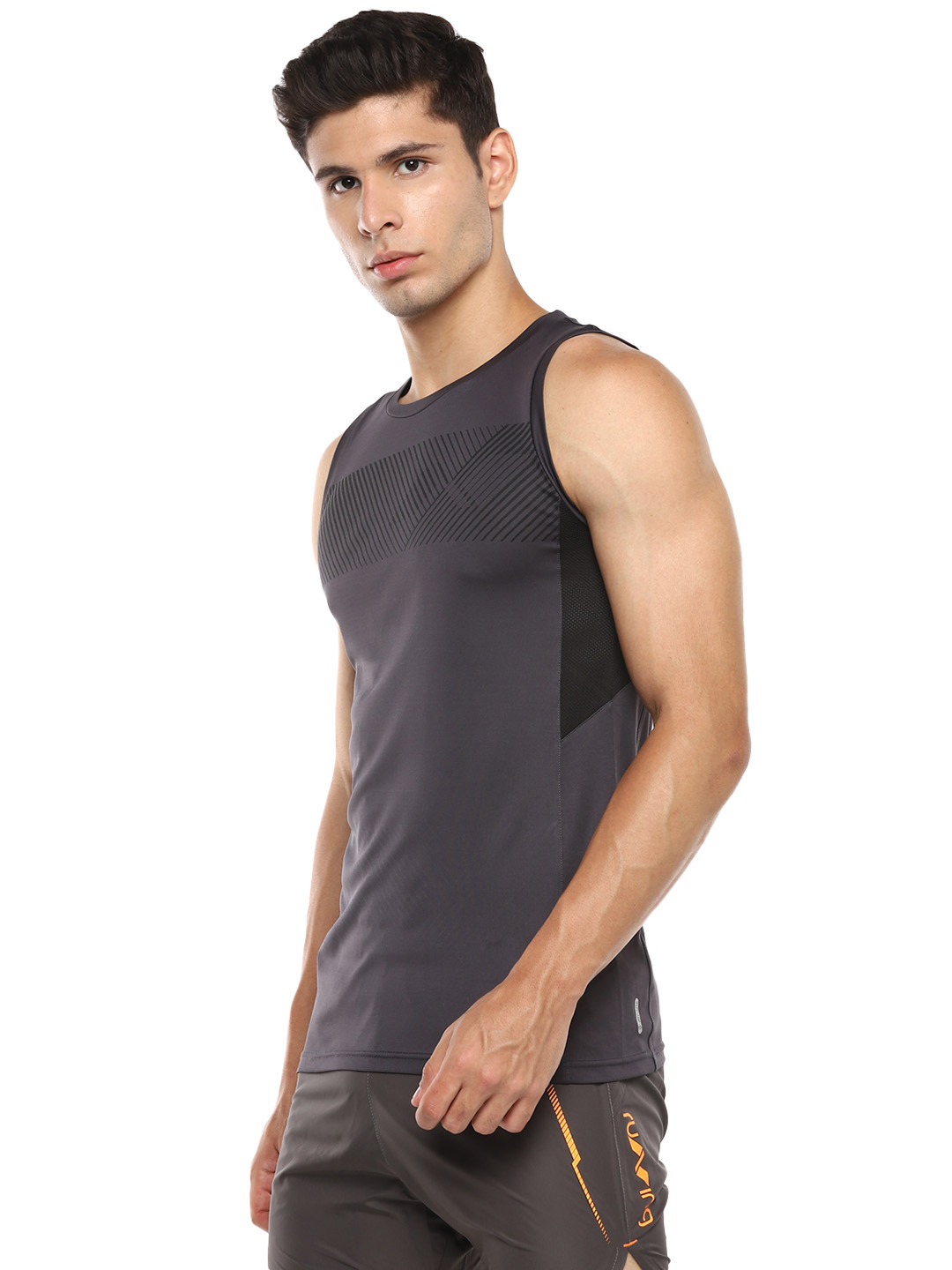 Nivia Nivia Oxy-8 Tank Top - DARK GREY (2)