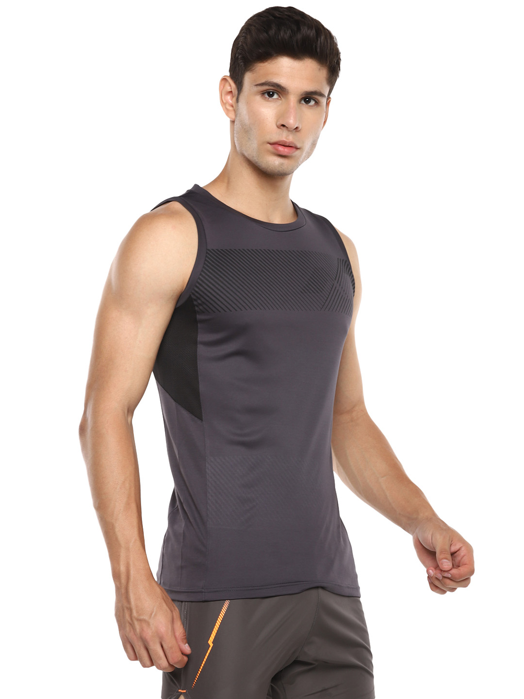 Nivia Nivia Oxy-8 Tank Top - DARK GREY (4)