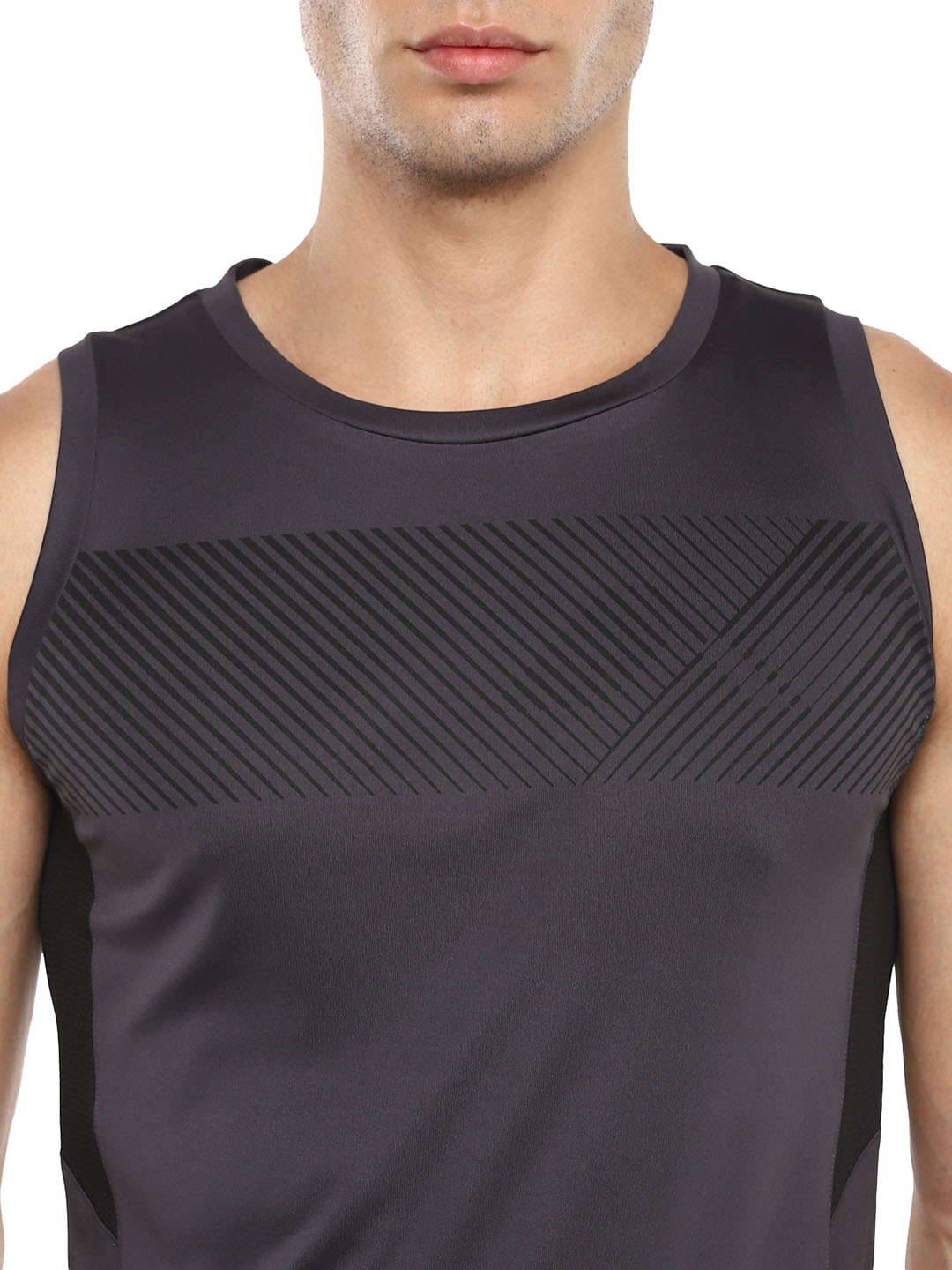 Nivia Nivia Oxy-8 Tank Top - DARK GREY (7)