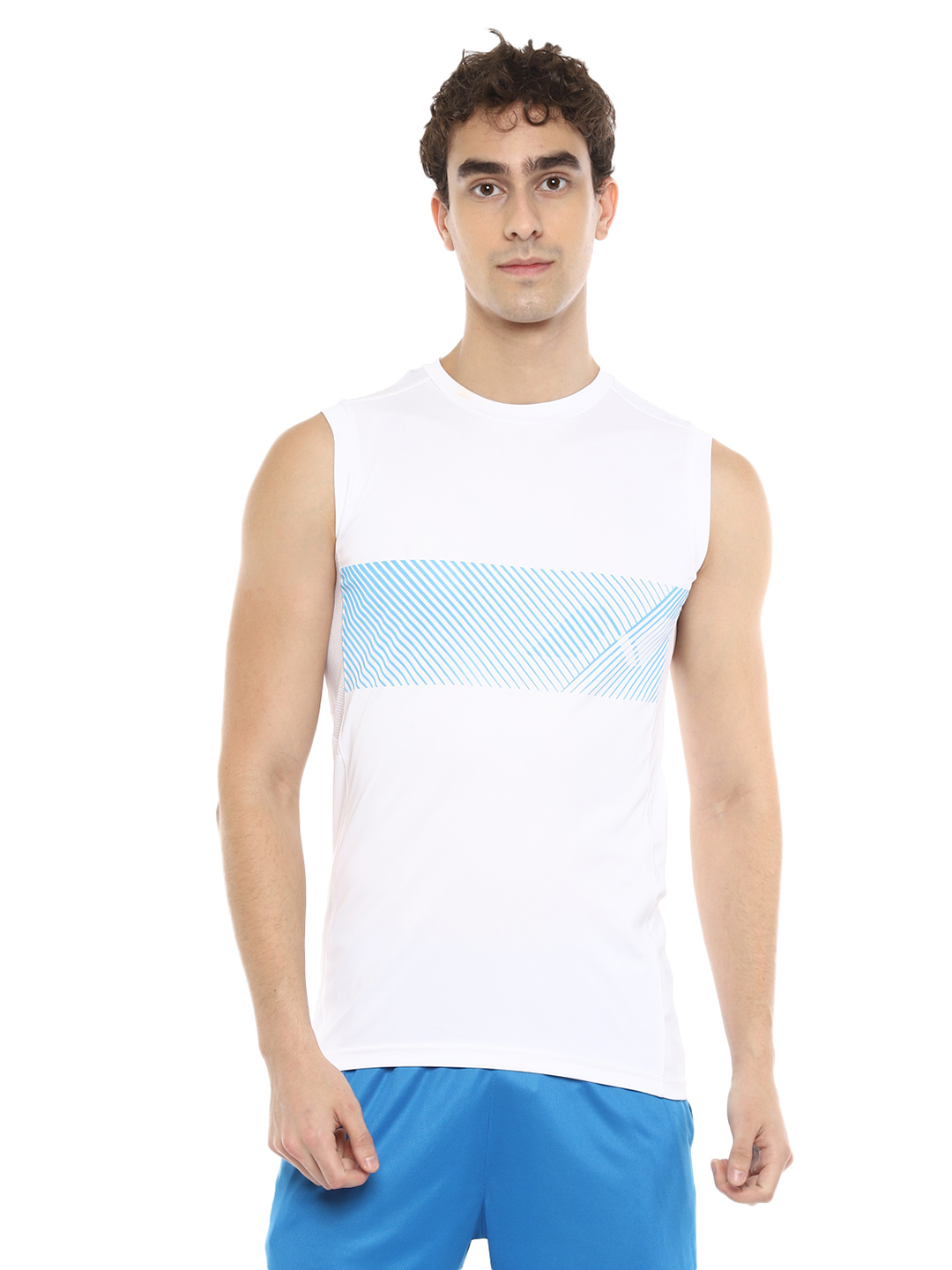 Nivia Nivia Oxy-8 Tank Top - WHITE (1)