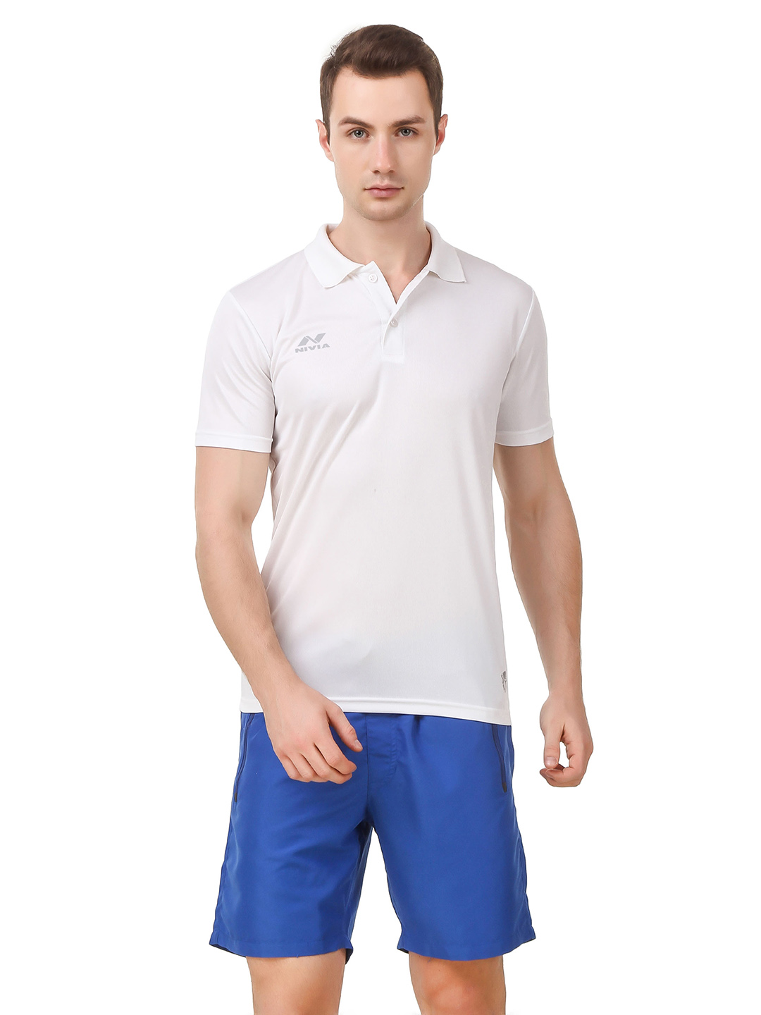 Nivia Nivia Polo Tee- Men - WHITE (1)