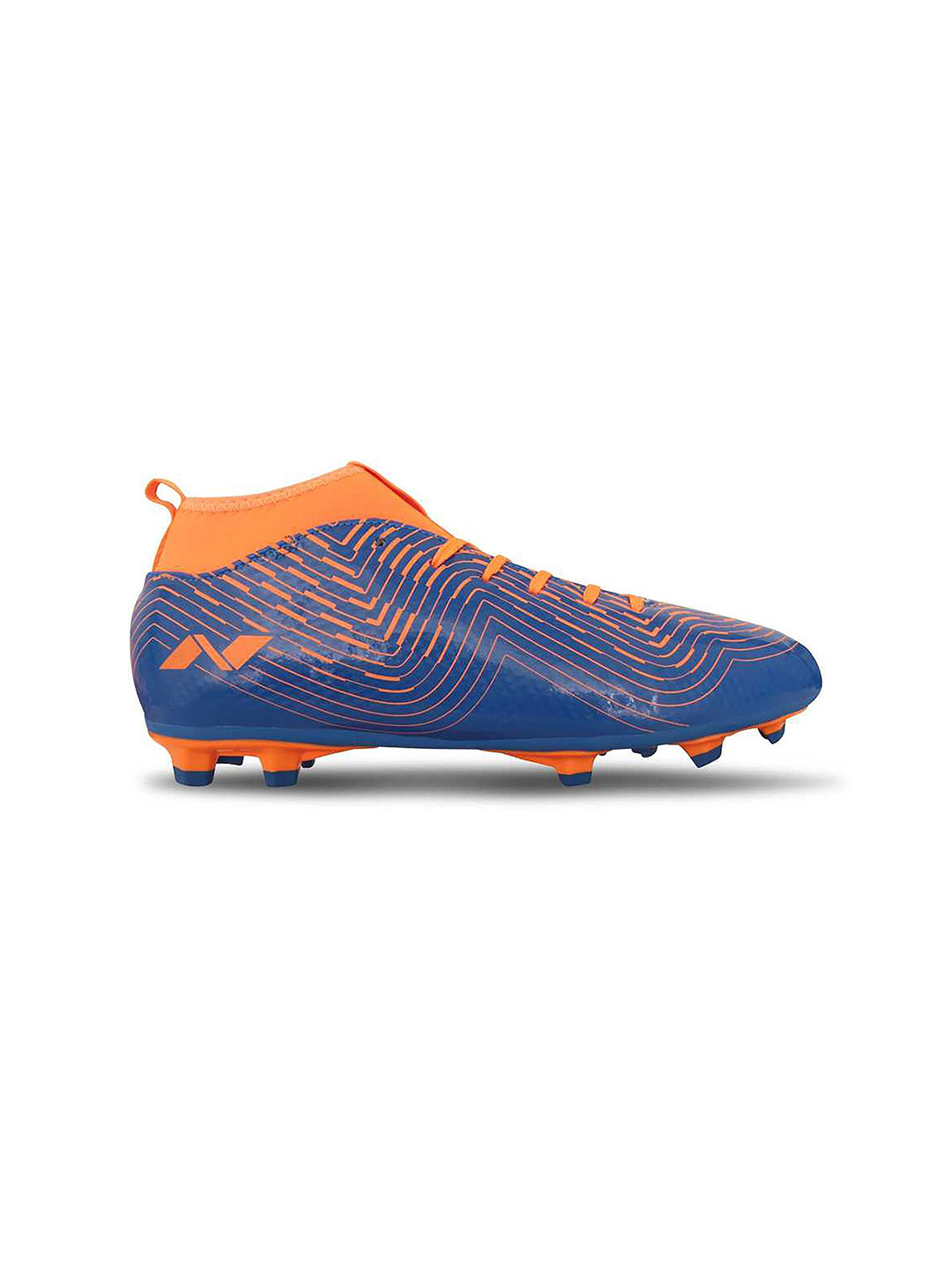 Nivia Nivia Pro Royal Blue and Orange Encounter 8.0 Football Stud Shoes (1)