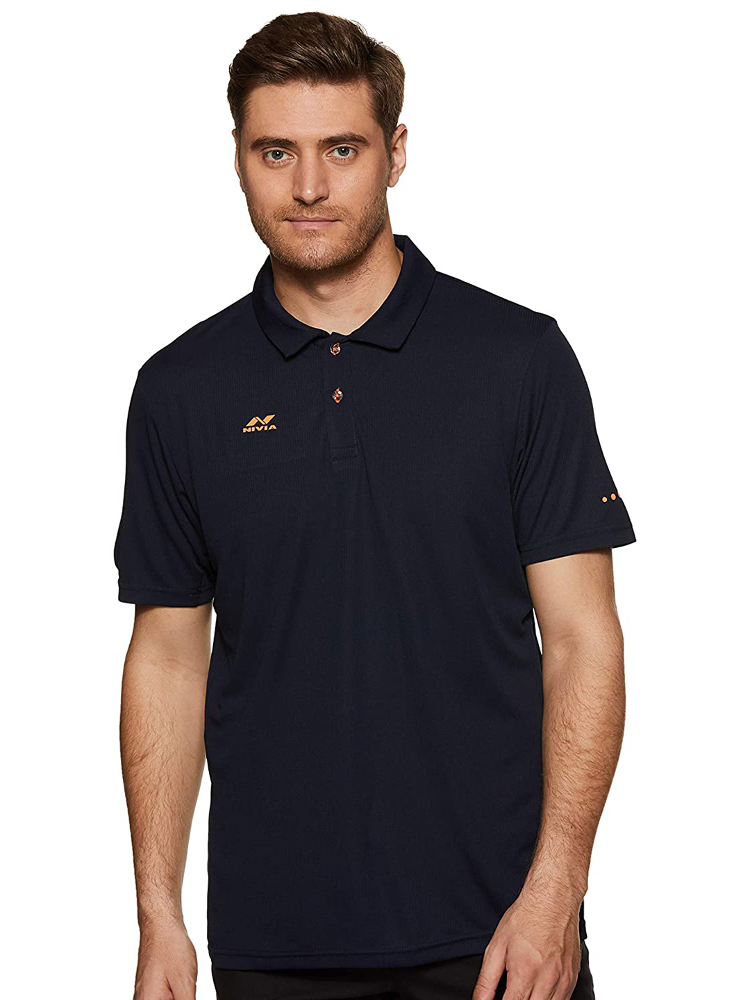 Nivia Nivia Ray-4 Polo T-Shirt - NAVY (1)