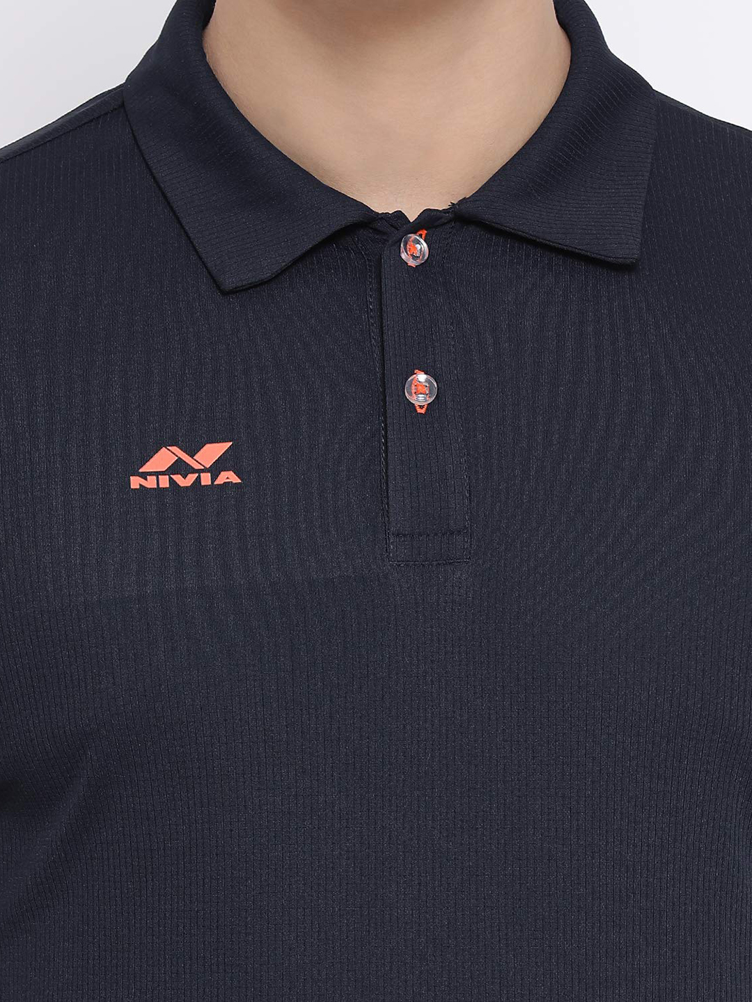 Nivia Nivia Ray-4 Polo T-Shirt - NAVY (6)