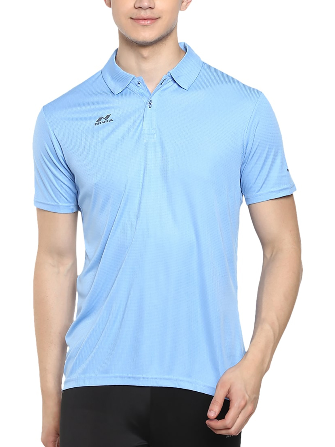 Nivia Nivia Ray-4 Polo T-Shirt - SKY BLUE (1)