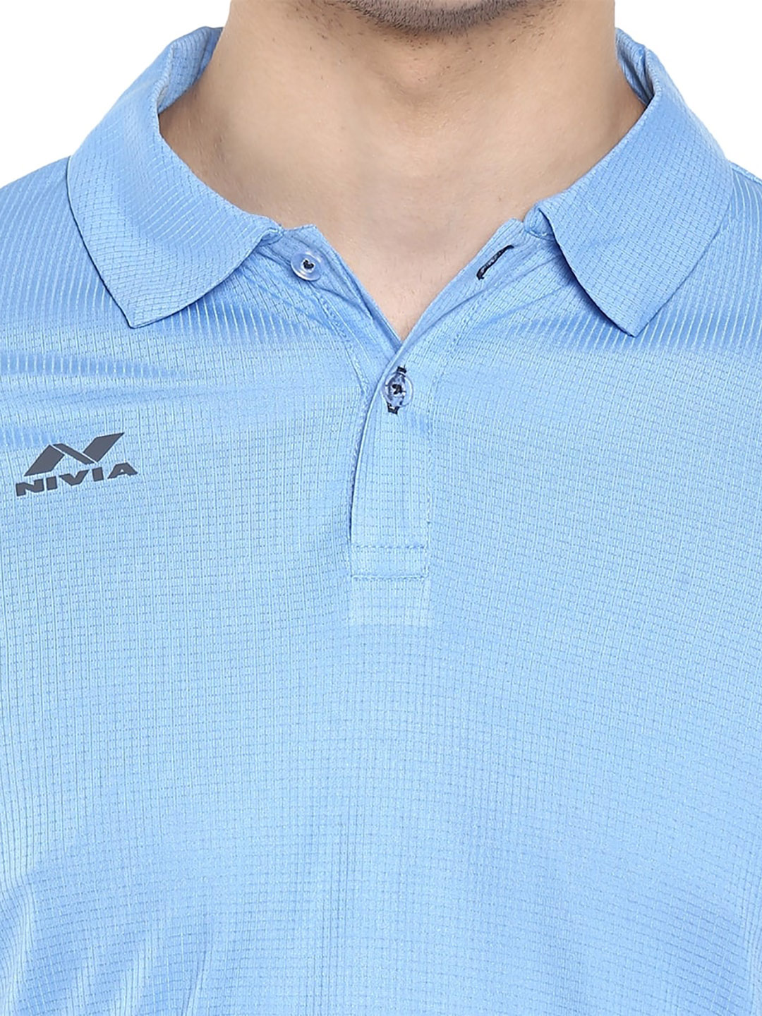 Nivia Nivia Ray-4 Polo T-Shirt - SKY BLUE (4)