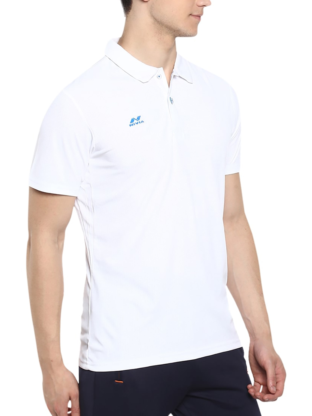 Nivia Nivia Ray-4 Polo T-Shirt - WHITE (2)