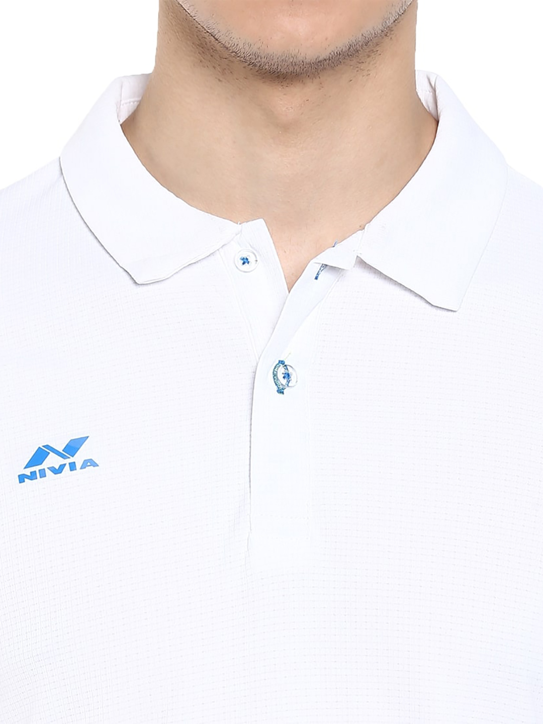 Nivia Nivia Ray-4 Polo T-Shirt - WHITE (4)