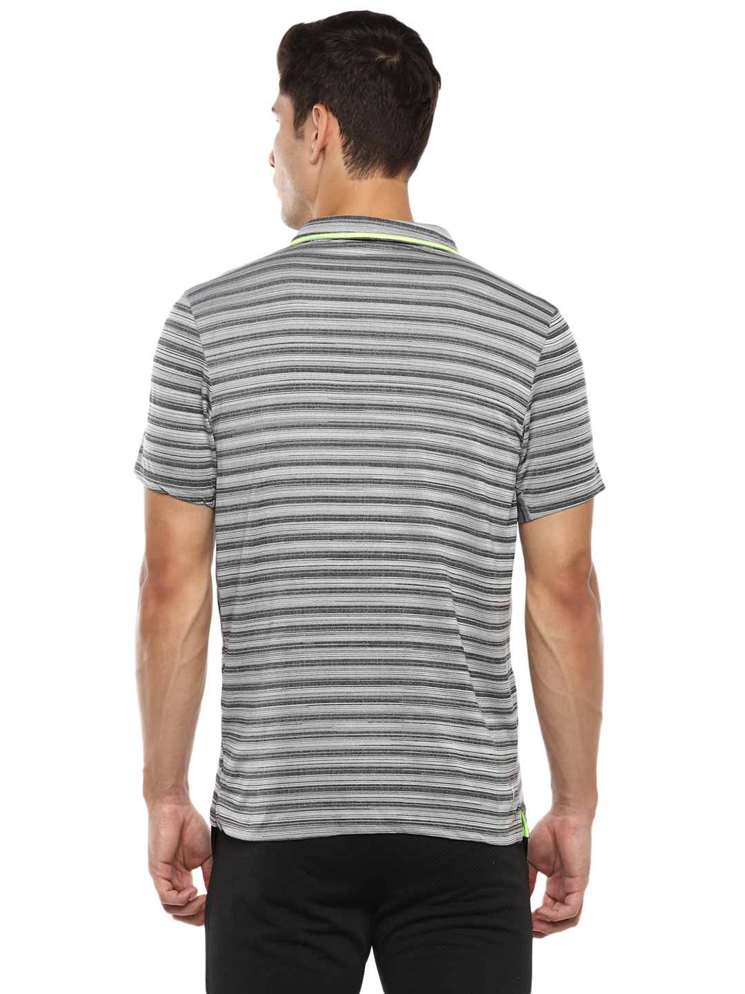 Nivia Nivia Ray Polo-10 T Shirt - GREY/BLACK (5)