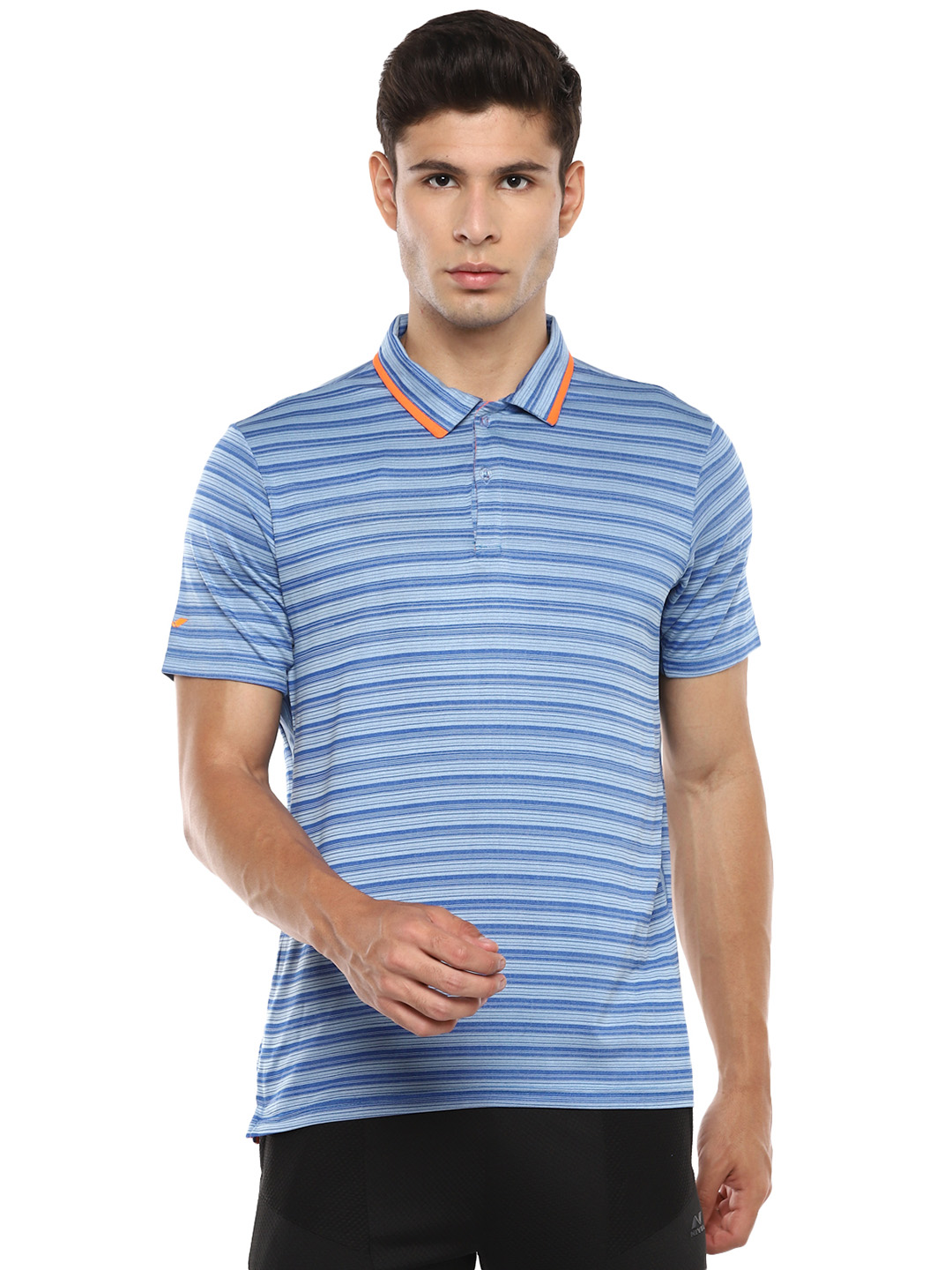 Nivia Nivia Ray Polo-10 T Shirt - SKY/ROYAL (1)