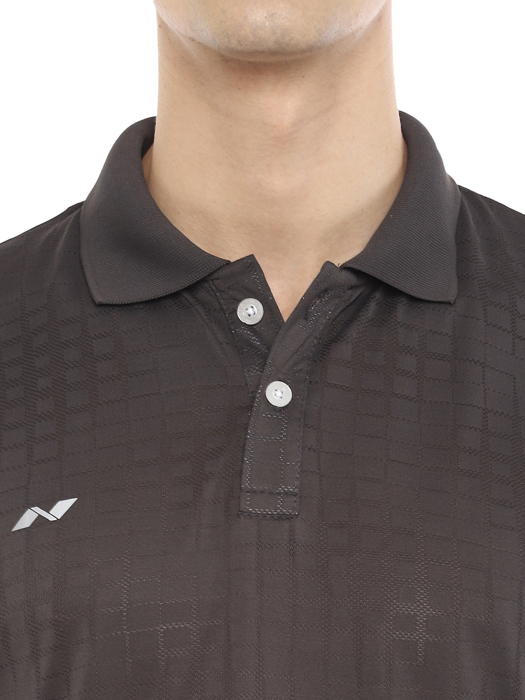 Nivia Nivia Ray Polo-13 T-Shirt - DARK GREY (7)