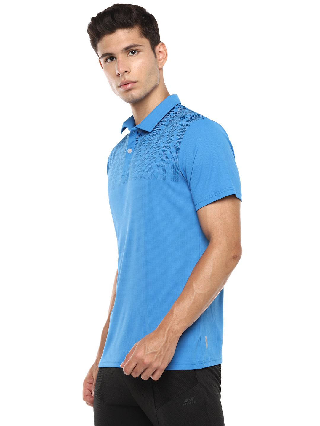 Nivia Nivia Ray Polo-14 T-Shirt - INDIGO BLUE (4)