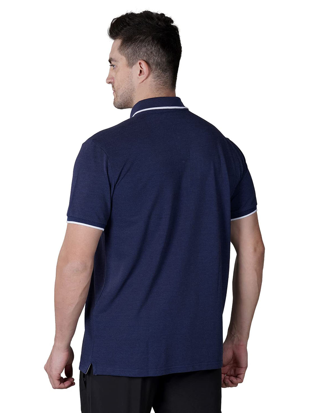 Nivia Nivia Ray Polo - 17 Pique T-Shirt - NAVY BLUE (5)